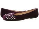 French Sole Zulema (raisin Velvet) Women's Shoes