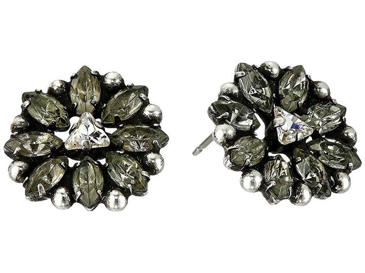 Dannijo Janus Earrings (grey) Earring