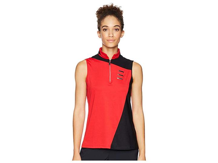 Jamie Sadock Sleeveless Top (joy Ride Red) Women's Clothing