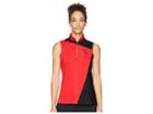 Jamie Sadock Sleeveless Top (joy Ride Red) Women's Clothing