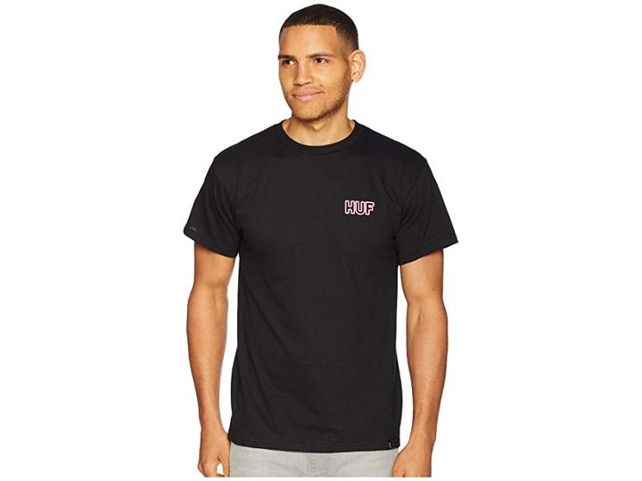 Huf Motel Gnd Short Sleeve Tee (black) Men's T Shirt