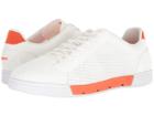 Swims Breeze Tennis Knit Sneakers (white/orange) Men's Shoes