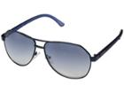 Guess Gf5044 (shiny Blue/blu Mirror) Fashion Sunglasses