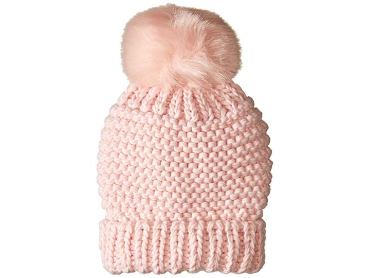 Free People Skyline Pom Beanie (pink) Beanies