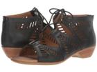 Comfortiva Riley (black Cow Oily Veg) Women's 1-2 Inch Heel Shoes
