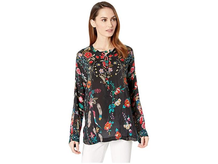Johnny Was Ellamo Boxy Top (multi B) Women's Clothing