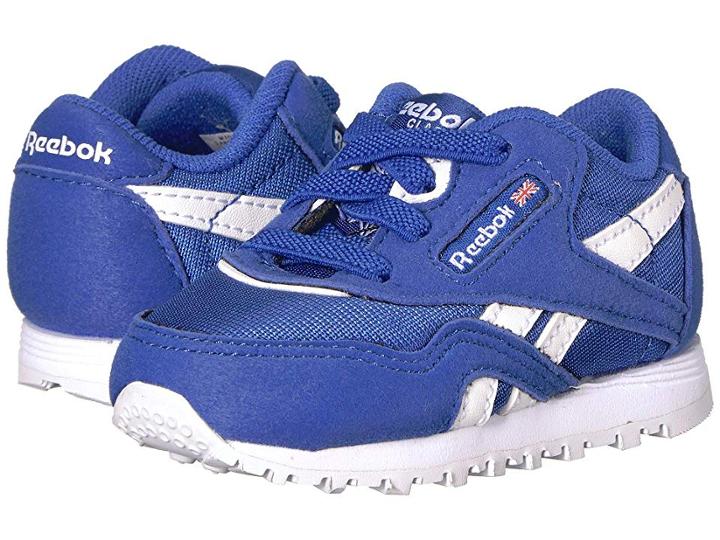 Reebok Kids Classic Nylon Mu (infant/toddler) (cobalt/white) Kids Shoes