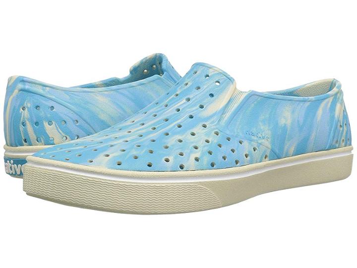 Native Shoes Miles (sky Blue/bone White/marbled) Athletic Shoes