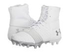 Under Armour Kids Ua C1n Mc Football (little Kid/big Kid) (white/silver) Boys Shoes