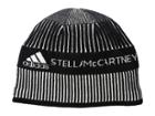Adidas By Stella Mccartney Run Beanie (black/white/black) Beanies
