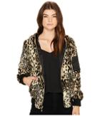 Vince Camuto Faux Fur Bomber N8561 (leopard) Women's Coat