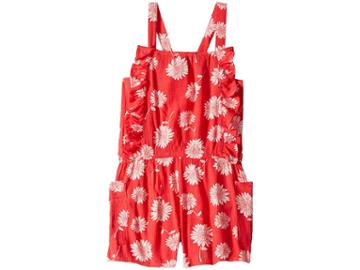 Billabong Kids Wild Jumps Romper (little Kids/big Kids) (sunset Red) Girl's Jumpsuit & Rompers One Piece
