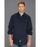 Carhartt Twill L/s Work Shirt (navy) Men's Clothing