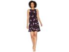 Lauren Ralph Lauren Suzan Sleeveless Day Dress (raisin/purple/multi) Women's Dress