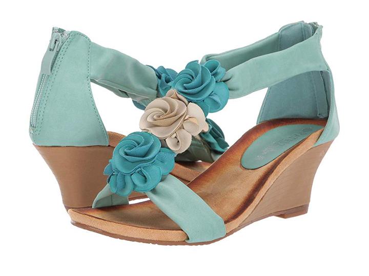 Patrizia Harlequin (aqua) Women's Wedge Shoes