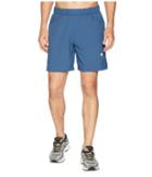 Asics 2-n-1 7 Shorts (dark Blue Heather) Men's Shorts