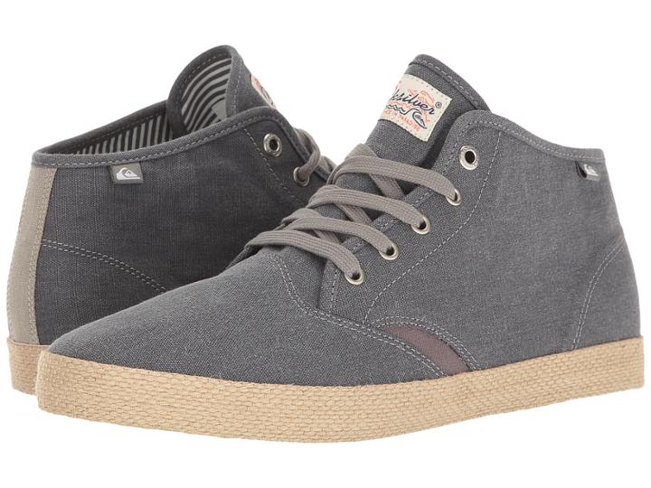 Quiksilver Shorebreak Mid Esp (grey/grey/grey) Men's Skate Shoes