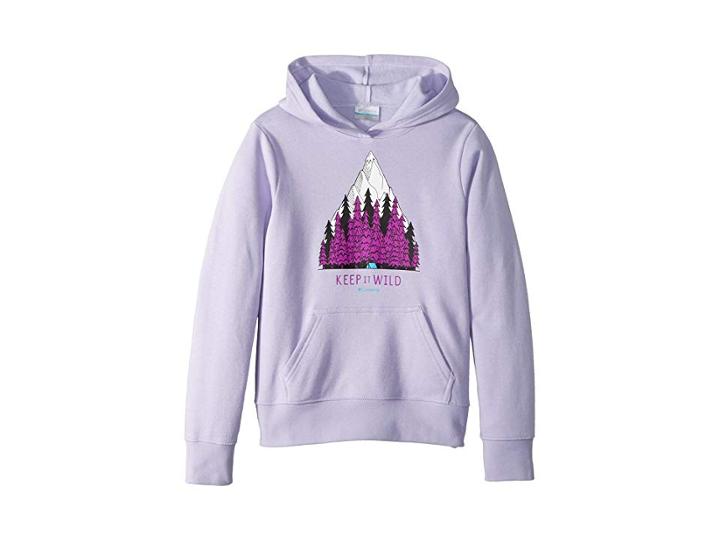 Columbia Kids Take A Hiketm Hoodie (little Kids/big Kids) (soft Violet) Girl's Sweatshirt
