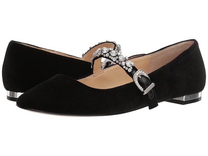 Adrienne Vittadini Aronni (black Velvet) Women's Shoes