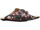 Yosi Samra Vidi Mule (black Floral Metallic Brocade) Women's Clog/mule Shoes