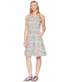 Columbia Harborside Linen Dress (lollipop Flower Burst) Women's Dress