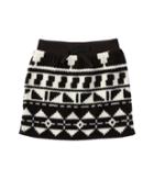 Polo Ralph Lauren Kids Fleece Skirt (toddler) (black/cream) Girl's Skirt