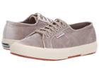 Superga 2750 Velvetjpw (light Grey) Women's Shoes