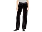 Juicy Couture Track Luxe Velour Mar Vista Pants (pitch Black) Women's Casual Pants