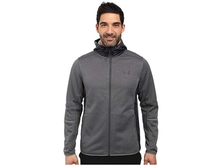 Under Armour Swacket Full Zip Hoodie (stealth Gray/steel/black) Men's Sweatshirt