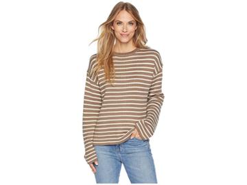 Carve Designs Whitcomb Sweater (walnut Mariner) Women's Sweater