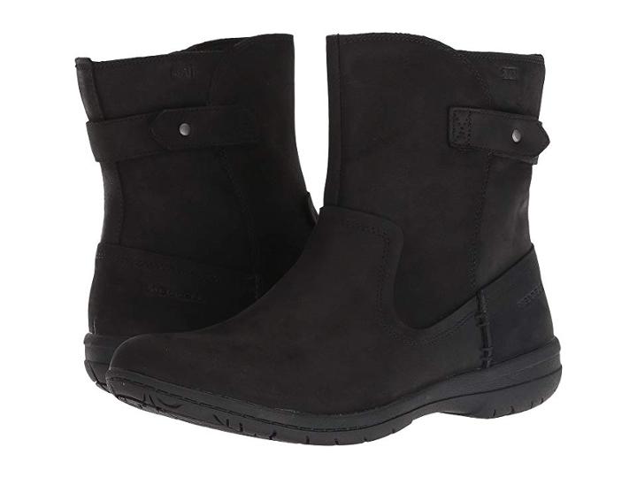 Merrell Encore Kassie Mid Waterproof (black) Women's Waterproof Boots