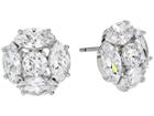 Kate Spade New York Flying Colors Marquise Cluster Studs Earrings (clear/silver) Earring