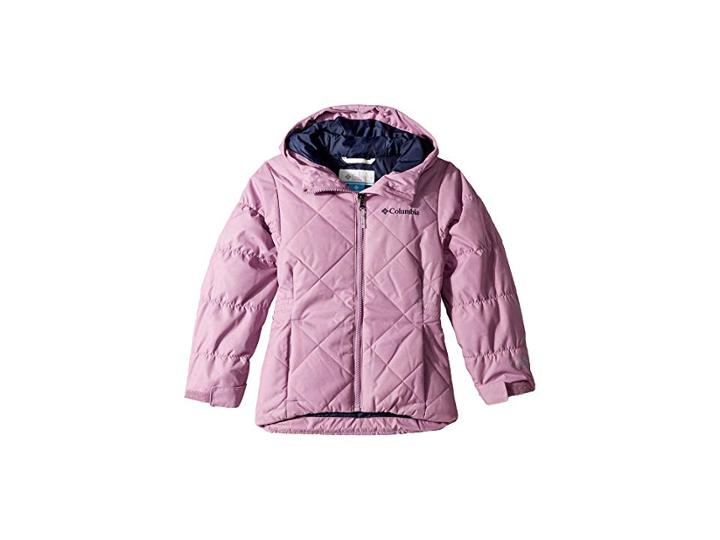 Columbia Kids Casual Slopestm Jacket (little Kids/big Kids) (violet Haze Heather/nocturnal) Girl's Coat