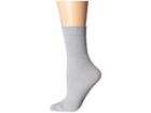 Wolford Joan Socks (arctic Grey Lurex) Women's Crew Cut Socks Shoes