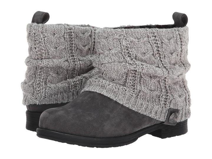 Muk Luks Cass (grey Heather) Women's Boots