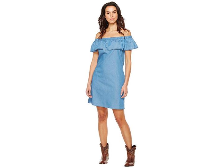 Union Of Angels Gabriella Dress (blue Denim) Women's Dress