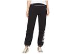 Juicy Couture Track Fleece Jogger Pants (pitch Black) Women's Casual Pants