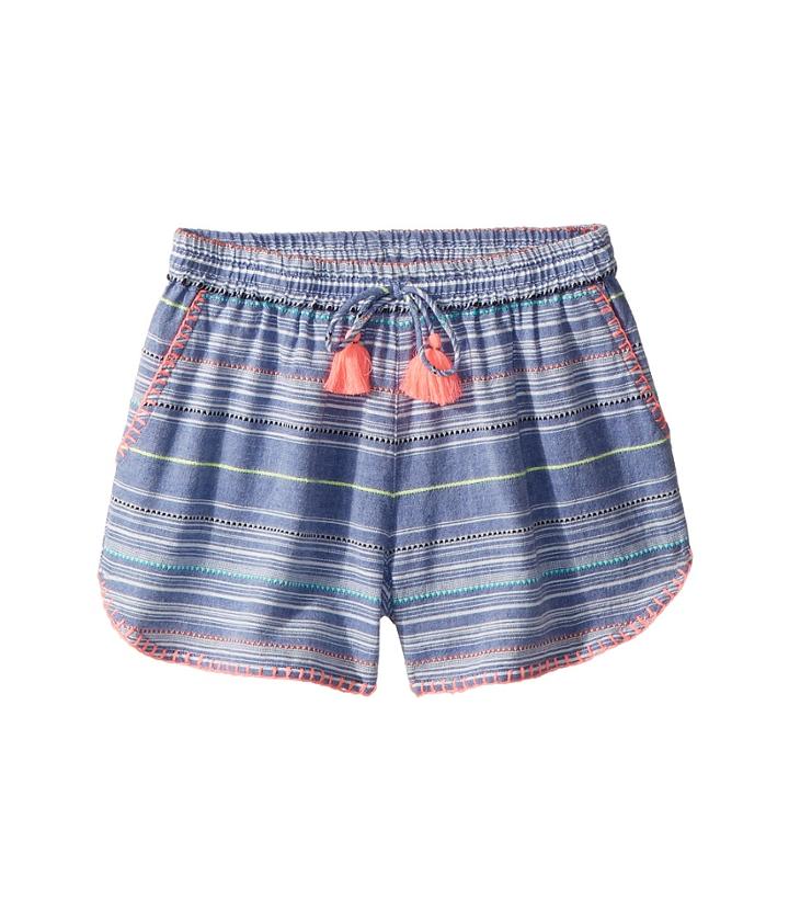 Peek Ashlyn Shorts (toddler/little Kids/big Kids) (chambray) Girl's Shorts