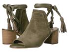 Sam Edelman Sampson (moss Green Kid Suede Leather) Women's Shoes