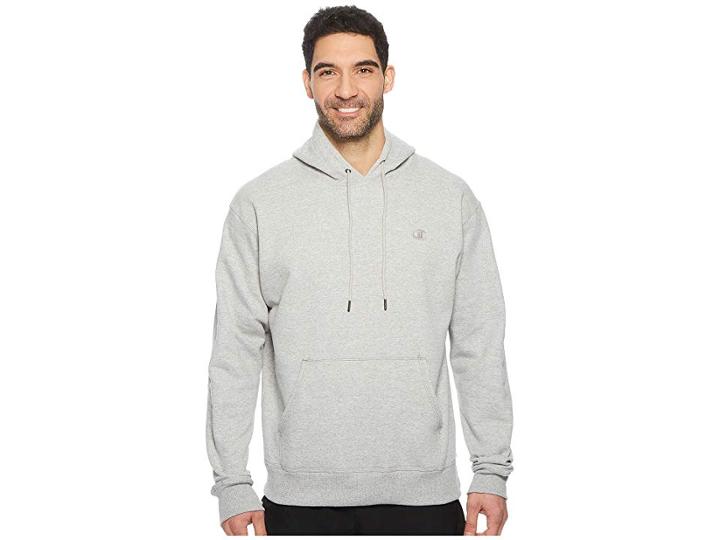 Champion Powerblend Pullover Hoodie (oxford Gray) Men's Sweatshirt