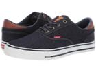 Levi's(r) Shoes Ethan Dnm Ii (navy/tan) Men's Shoes