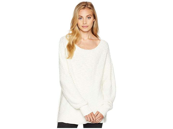 Free People Menace Solid Tunic (ivory) Women's Blouse