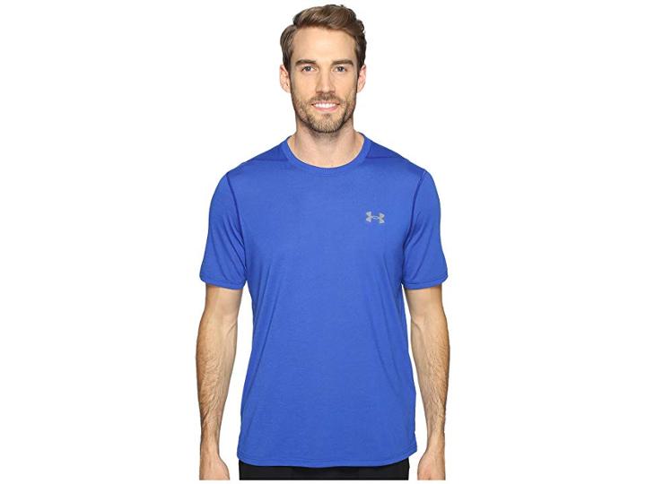 Under Armour Ua Threadborne Short Sleeve (royal) Men's Clothing