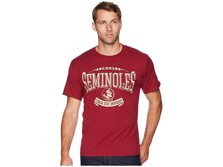 Champion College Florida State Seminoles Ringspun Tee (garnet) Men's T Shirt