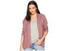 Alternative Vintage Heavy Knit Zen Wrap (autumn Red) Women's Clothing