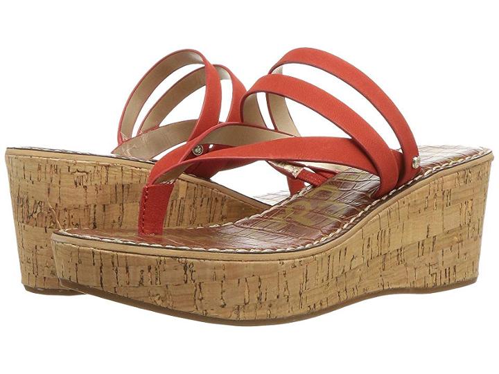 Sam Edelman Rasha (candy Red Elko Nubuck Leather) Women's Shoes