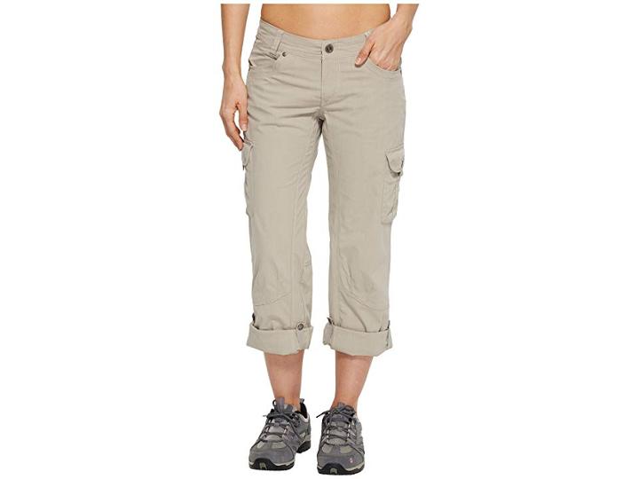 Kuhl Splash Roll-up Pant (light Khaki) Women's Casual Pants