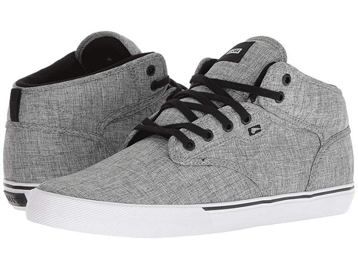 Globe Motley Mid (black Mottled Chambray) Men's Skate Shoes