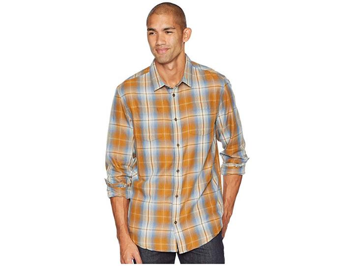 Prana Holton Long Sleeve Shirt (bronzed) Men's Long Sleeve Button Up