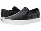 Vans Classic Slip-ontm ((moto Leather) Black/blanc De Blanc) Skate Shoes